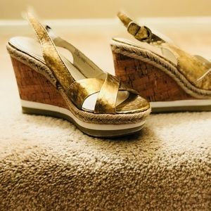 Studio paolo gold wedges